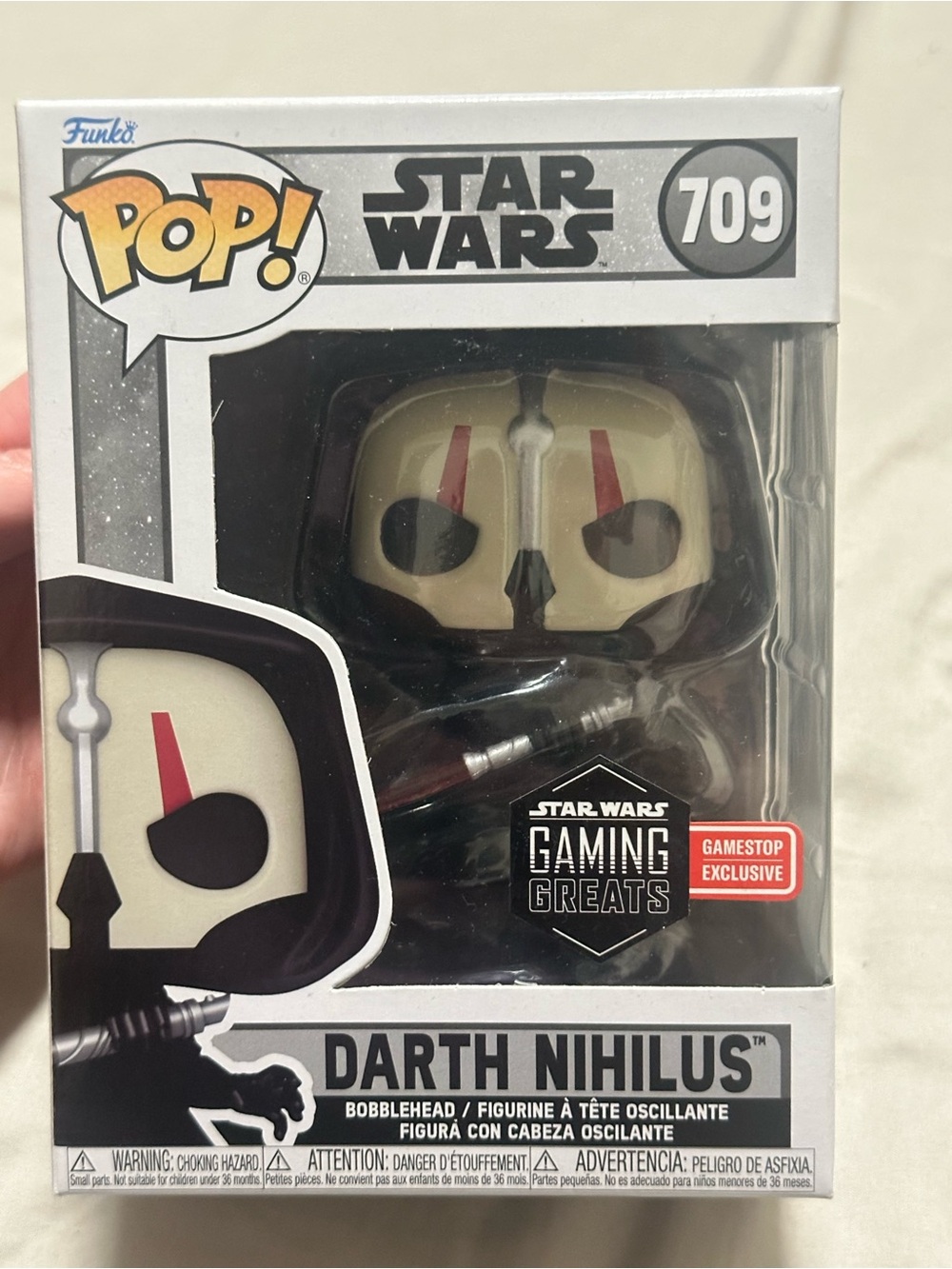Star Wars Funko Pop Darth Nihilus #709 GameStop Exclusive NIB
